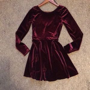 Burgundy Bethany M❤️ta skater dress.